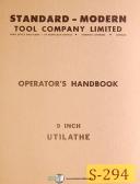 Standard Modern Tool-Standard Modern Tool 9 Inch, Utilathe, Operations and Parts Manual-9 Inch-9\"-01